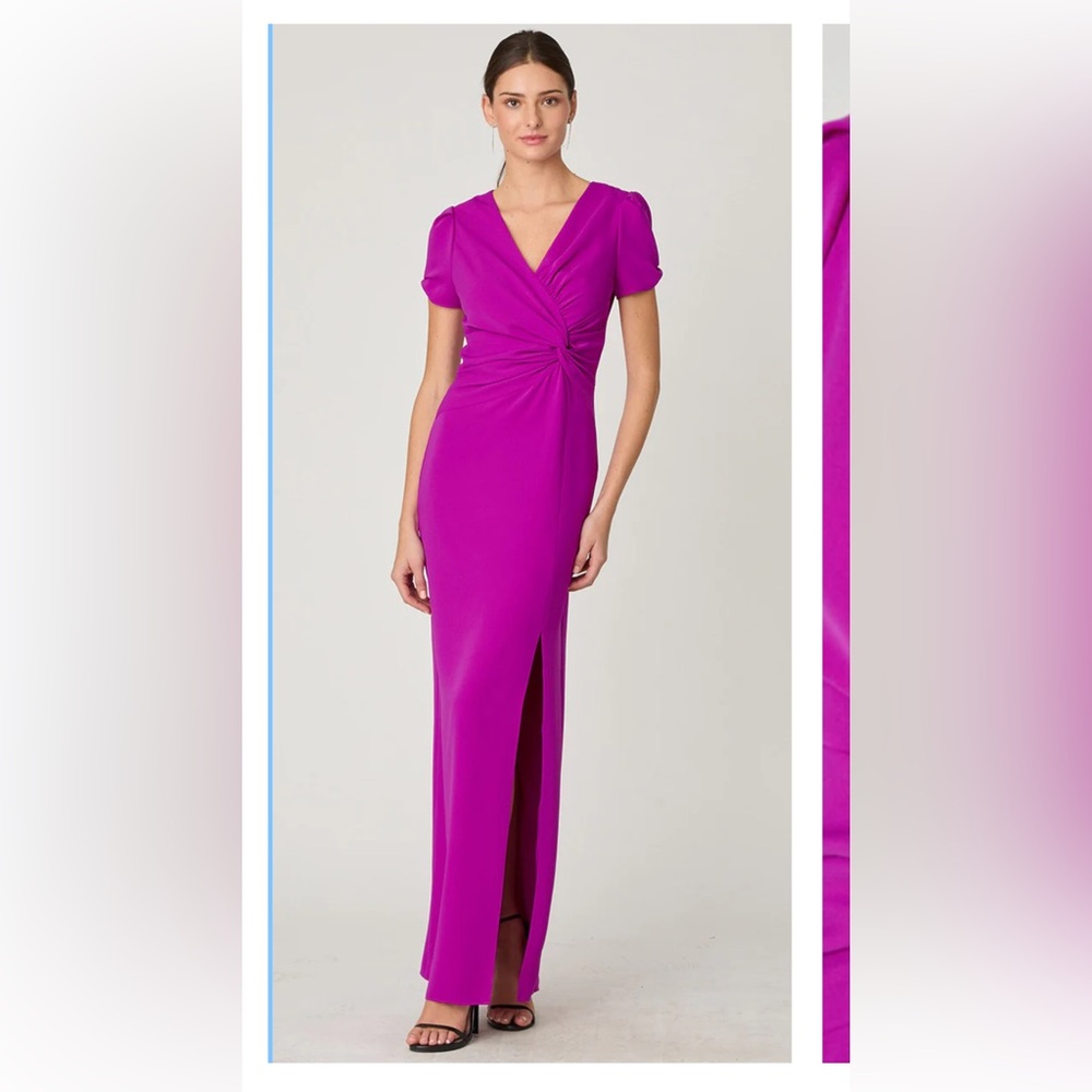 Shoshanna Women's Midnight Mercer Crepe Arley Dress purple size 2 NWT